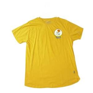 Free World Mustard Yellow Skeleton Rose Crystal Ball T-Shirt